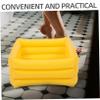 Beaupretty Inflatable Foot Bath Portable Foot Washing Basin Collapsible Pvc Outdoor Travel for Camping view 3
