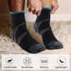 6 Pairs Compression Socks, Plantar Fasciitis Socks with Arch Support for Athletic Medical Pregnant Travel Women & Men (Black) view 3