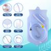 Reusable Enema Kit for Adults, 2L Coffee Enema Kit with 150cm Silicone Hose and 4 Reusable Nozzle Tips - Perfect for Colon Cleansing view 2