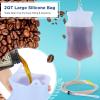 Reusable Enema Kit for Adults, 2L Coffee Enema Kit with 150cm Silicone Hose and 4 Reusable Nozzle Tips - Perfect for Colon Cleansing view 3