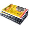 10 Ultra Strong Trade-Grade Black Rubble Sacks - Thick Polythene Waste Bags - Ideal for Building & Garden Waste, Thick Bin Bags - Holds 20kg, 500mm x 762mm - 100 Microns (10) view 2