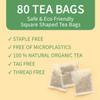 80 Tea Bags Hibiscus Tea 100% Natural - 4 Boxes 1.5 g Bags view 4