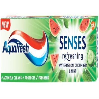 Aquafresh Senses Watermelon Toothpaste, 75ml, (Pack of 6)