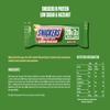 Snickers - High Protein Bars | Low Sugar, Only 2g of Sugar per bar, Hazelnut and Milk Chocolate Flavour, 12 x 57g Box, 20g Protein view 2