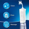 Miracle Smile Water Deluxe Flosser for Teeth & Gum Health, Unique H-Shaped Flossing Head & 4 Water Jets, Cordless Flosser Features 360 Cleaning & 3 Pressure Modes, USB Rechargeable view 2