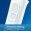 Miracle Smile Water Deluxe Flosser for Teeth & Gum Health, Unique H-Shaped Flossing Head & 4 Water Jets, Cordless Flosser Features 360 Cleaning & 3 Pressure Modes, USB Rechargeable view 4