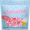 decorate! - Pearls Mix - Twinkle Cupid - Cake Topper Sprinkles - 500g Edible Shimmer Ball Cupcake Decorations - For Weddings, Christenings & Valentine's Day Parties view 1