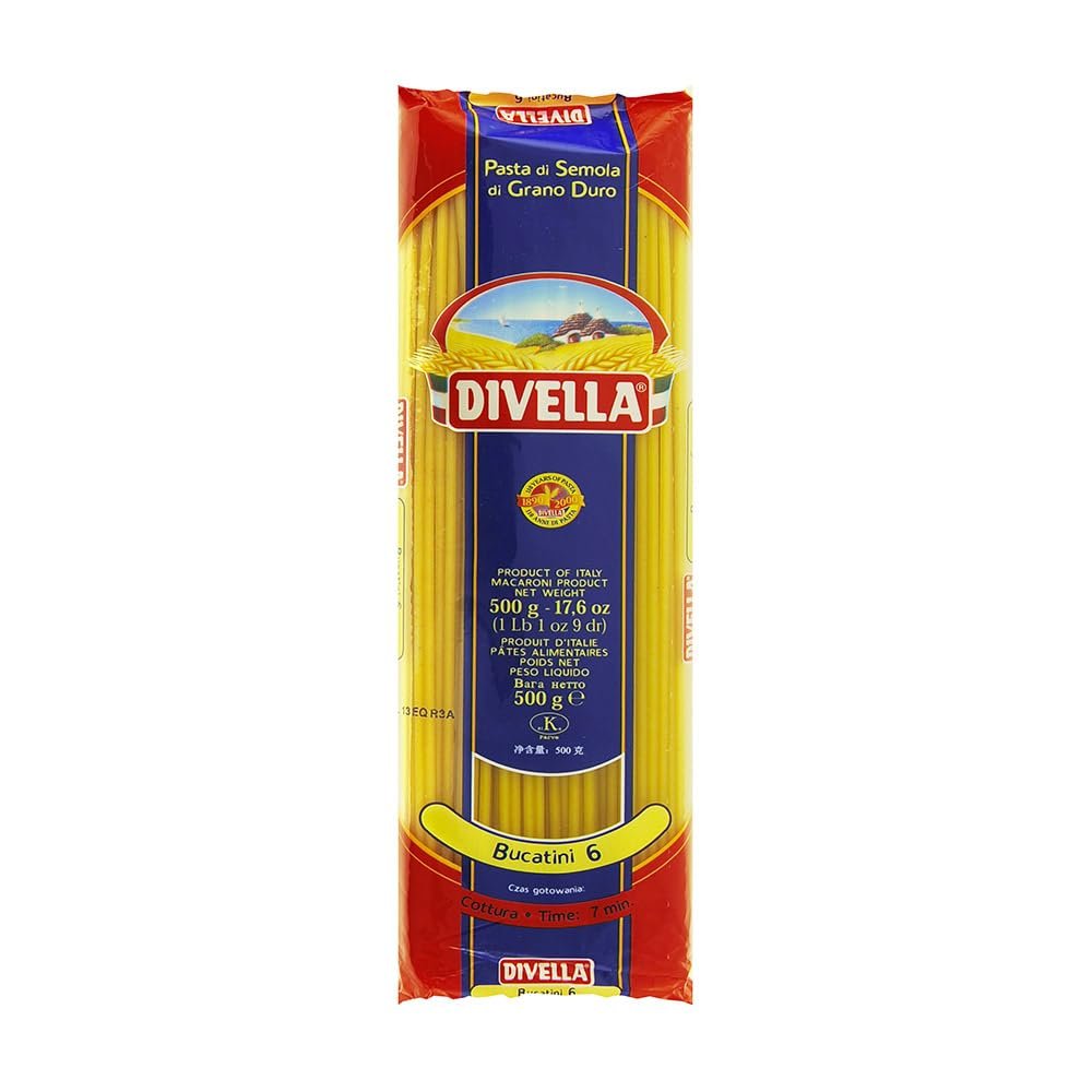 Pastificio Divella Pasta Bucatini (4 x 500gr)