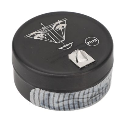 Pre Inked Eyebrow Mapping Thread, 65.6 Ft Microblading Marking String, Makeup Microblading Marking Thread, Professional for Beauty Salon (Black)
