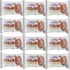 Bakehouse Vegan Cookies Biscuits Luxury Selection, 3 Mixed Raspberry & Pistachio, Chocoalate & Orange and Cocoa & Hazelnut 220g each by Zamfoods, Gift pack for all Occasions (12, Cocoa Hazelnut) view 1