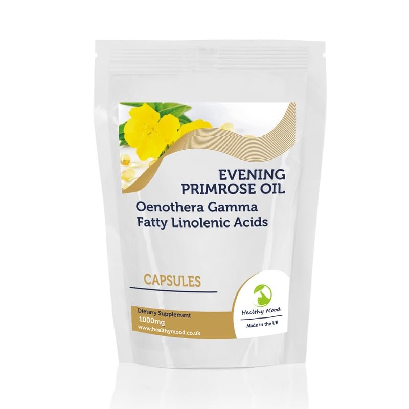 Evening Primrose Oil GLA EPO Oenothera Biennis with Vitamin E and Omega 6 (120 Capsules) Gamma Linolenic Acid