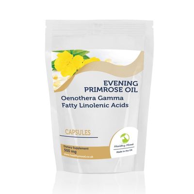 Evening Primrose Oil GLA EPO Oenothera Biennis 500mg Capsules Gamma Linolenic Acid