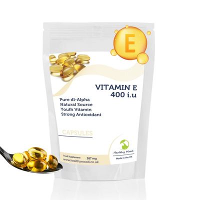 Vitamin E 267mg 400iu Antioxidant Capsules
