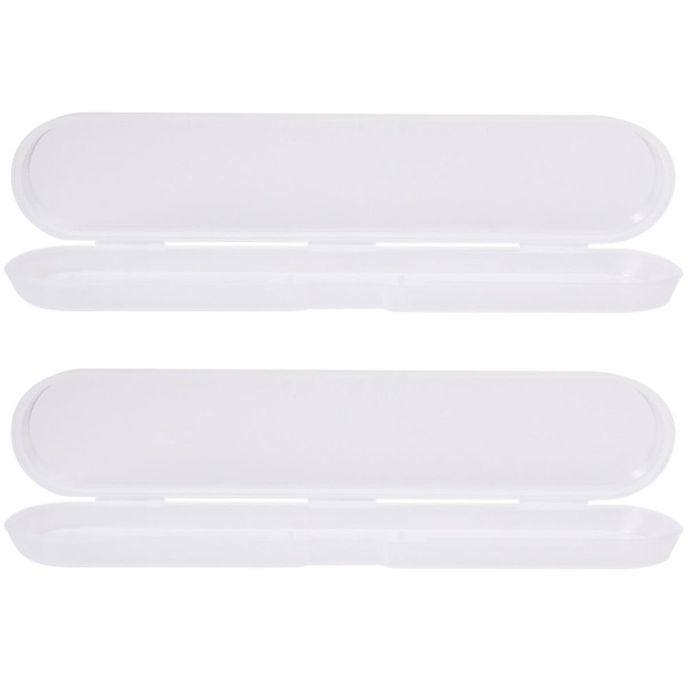 POPETPOP 2pcs Plastic Thermometer Storage Box Case for Thermometer Cover Sleeves for Organizing and Protecting Your Temperature Measurement Tools