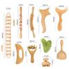 10-in-1 Wood Therapy Massage Tools Lymphatic Drainage Massager Maderoterapia Kit Wooden Massager Body Sculpting Tools for Muscle Pain Relief - Wood Therapy Tools for Body Contouring and Shaping view 2