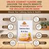 The Amish Chef Complete Sourdough Bread Starter Kit - Glass Jar, Banneton Basket (2x Baskets and Jar), Recipe Book & More view 3