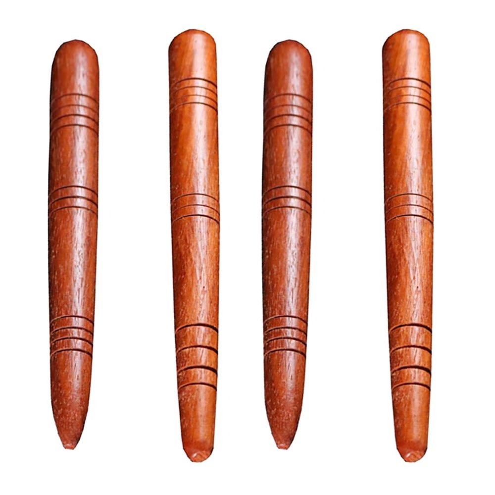 4pcs Manual Acupressure Pens Trigger Point Massage Tools Deep Tissue Muscle Relief Reflexology Stick Foot Back Pressure Point Therapy Tools