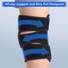ABYON Knee Support for Men & Women Arthritis, Meniscus Tear, ACL, Knee Brace with Triple Side Stabilizers and Adjustable 360 Wraparound Strap for Maximum Knee Pain Support and Fast Recovery view 4