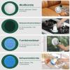 8 Replaceable Brush Heads Replacement Brush Heads Replacement Accessories for Electric Spin Scrubber for Cleaning Bathroom,Kitchen,Tile,Garden,Floor/car view 3
