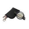 ABETOS Foldable Reading Glasses Men Women Ultralight Round Compact Blue Light Blocking Readers Pocket Wallet Eyeglasses with Portable Keychain Case, Grey+1.0 view 1