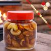 Ghasitaram Gifts Jaiccha Rakhi Gifts for Brothers Honey Dipped Dryfruit Jar with Pearl Beads Rakhi view 1