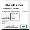 Ghasitaram Gifts Jaiccha Rakhi Gifts for Brothers 2 Part Printed Dryfruit Box of Cashews and Almonds with Pearl Beads Rakhi view 2