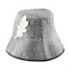 Authentic Felt Sauna Hat, Comfortable Fit, Resistant to Wear and Tear, Bath House Essential (grey) view 1