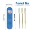 2-in-1 Nasal Hair Cutter, 360 Rotating Nose Hair Trimmer Double Sided Nose Hair Knife,Double Sided Manual Nose Hair Trimmer Ear And Nose Hair Trimmer,Portable Manual Nose Hair Trimmer Ear Pickers(Blu view 2