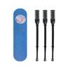 Nasal Hair Cutter 360 Degree Rotating Nose Hair Trimmer Nostril Hair Remover Tool 2 in 1 Manual Nose Hair Trimmer Manual Nose Hair Trimmer with Ear Picker(Black) view 1