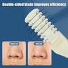Nasal Hair Cutter 360 Degree Rotating Nose Hair Trimmer Nostril Hair Remover Tool 2 in 1 Manual Nose Hair Trimmer Manual Nose Hair Trimmer with Ear Picker(Black) view 3