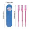 Nasal Hair Cutter 360 Degree Rotating Nose Hair Trimmer Nostril Hair Remover Tool 2 in 1 Manual Nose Hair Trimmer Manual Nose Hair Trimmer with Ear Picker(Black) view 4
