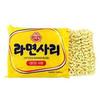 Ottogi Jin Ramen Spicy Korean Instant Ramyun Noodles 110g - Ramensari Plain Instant Noodle No Soup Included (Pack of 5) view 2