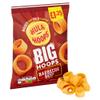 Hula Hoops Big Hoops Crisps 70g, PMP (05 Packs, BBQ Beef) view 3