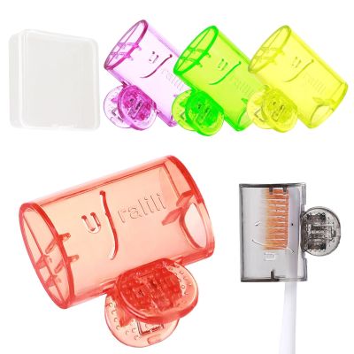 Dtaigou Electric Toothbrush Caps | Travel Toothbrush Head Clips - Toothbrush Case, Brush Pod Case, Protective Clip for Business Travel, Bathroom