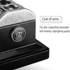 Table Cigar Cutter Guillotine, V Carved Desktop Cigar Cutter with Top Four Cut Holes Design, Stainless Steel Quad Tabletop Cigar Cutter, Ideal Cigar Gifts for Men.  (Gold) view 2
