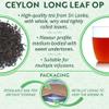 Ceylon OP Long Leaf Loose Leaf Black Tea  Orange Pekoe High-Grade Tea From Sri Lanka (100g) view 3