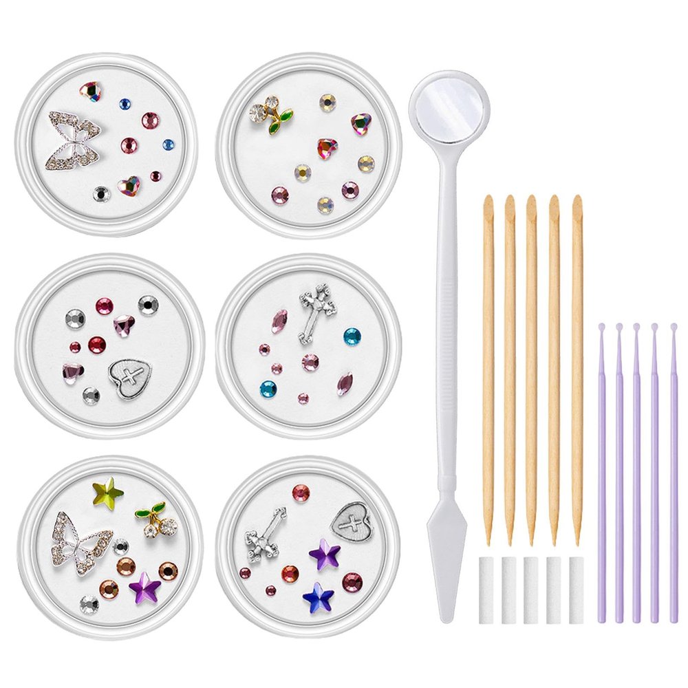 Bexdug Teeth Gems | Creative Tooth Jewelry Set - Tooth Gems Kit Fashionable, Decorative Teeth Jewelry with Shiny Crystals, Tooth Gems Decoration Starter Kit