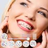 Bexdug Teeth Gems | Creative Tooth Jewelry Set - Tooth Gems Kit Fashionable, Decorative Teeth Jewelry with Shiny Crystals, Tooth Gems Decoration Starter Kit view 2