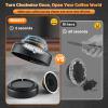 Nessus Aluminum Foil Seals Lid Remover for Nespresso Vertuo Pods, Compatible with Nespresso Vertuo Reusable Pods' Original Seal Lids, Quick and Easy Coffee Grounds Removal view 2