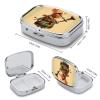 Pill Box Pill Case for Woman Weekly Pill Organizer Cartoon Scottish Bagpipe Small Pillbox Pill Container with 3 Compartments Portable Vitamin Holder Boxes for Travel Medicine Organizer view 2