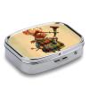 Pill Box Pill Case for Woman Weekly Pill Organizer Cartoon Scottish Bagpipe Small Pillbox Pill Container with 3 Compartments Portable Vitamin Holder Boxes for Travel Medicine Organizer view 3