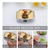 Pill Box Pill Case for Woman Weekly Pill Organizer Cartoon Scottish Bagpipe Small Pillbox Pill Container with 3 Compartments Portable Vitamin Holder Boxes for Travel Medicine Organizer view 4