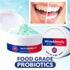 Aiposhiy Teeth Whitening Powder, Probiotic Tooth Powder, Deep Cleaning Teeth Whitening Powder, Effective Remover Stains from Coffee, Freshens Breath, 50g (10cm, 3pcs) view 2