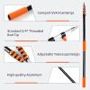 16 Foot High Reach Duster Kit with 4-16FT Extension Pole,Duster for Cleaning, High Ceiling Fan Window Washing,Cobweb Feather Duster Extendable Cleaning Kit view 4