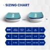 1 Pairs Shoe Inserts Height Increase Insoles - Bukihome Gel Heel Cushion Cup for Achilles Tendonitis, Plantar Fasciitis, Heel Pain, Heel Spur - 3/5" - S view 2