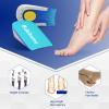 1 Pairs Shoe Inserts Height Increase Insoles - Bukihome Gel Heel Cushion Cup for Achilles Tendonitis, Plantar Fasciitis, Heel Pain, Heel Spur - 3/5" - S view 3