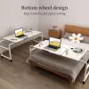 Bed Desk Over The Bed Table with Wheels Overbed Table Over The Bed Desk Over Bed Table Mobile Desk Bed Table with Wheels Computer Table for Bed Overbed Table with Wheels Adjustable Height view 3