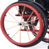 22/24-Inch Silicone Wheelchair Push Rim Covers, Wheelchair Rim Covers, Non-Slip Wear-Resistant Hand Push Cover, Improve Grip And Traction,Green (Color : Red, Size : 24in) view 1