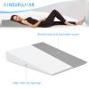 XINSURUJIAN Bed Wedge Pillow Triangle Belt Foam for, Knee, Small Leg, Reading, Maternity (White) view 2