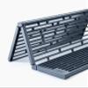 Joseph Joseph Platform Folding Over Sink Drainer, Fits Across Sink, Save Worktop Space, Quick Draining, Adjustable Folding Design, Non-Slip Feet, Anthracite view 3